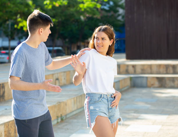 istock Girl is rejecting young man 1327321036