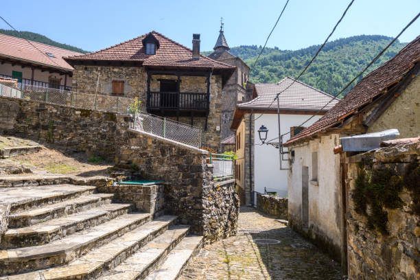 istock otsagabia is a mountain town located at spanish pyrenees 1327321534