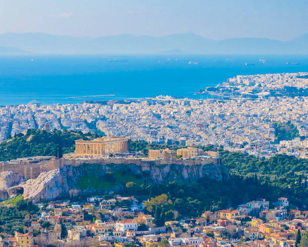 istock Cityscape Aerial View, Athens, Greece 1327325558
