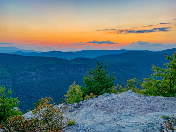 istock Sunset views in the Linville Gorge 1327326904