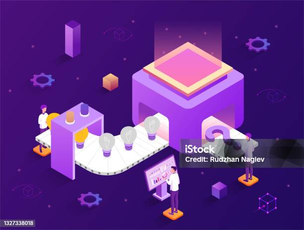 Concept Of Innovative Idea Generation Problem Solving Stock ...