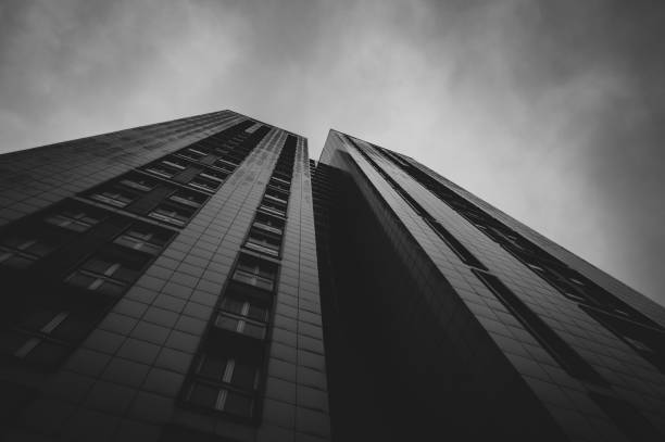 istock High rise building on blank sky background 1327339709