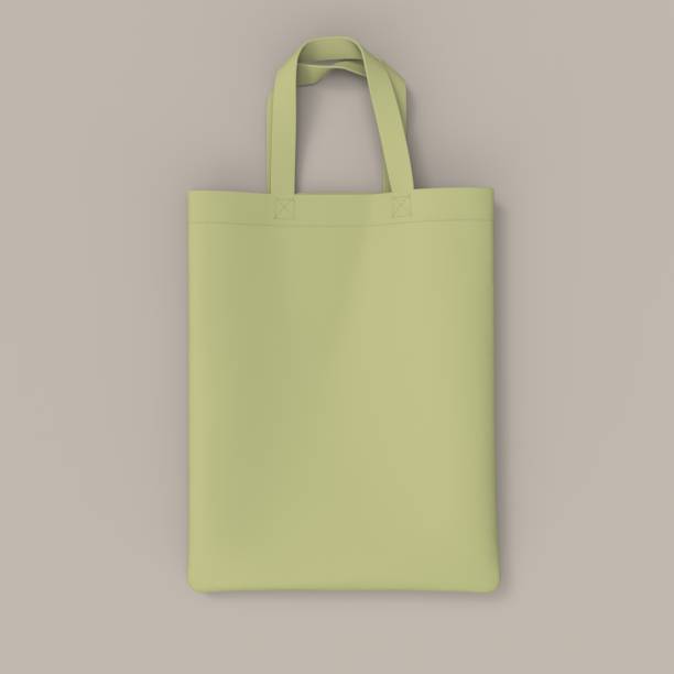 istock Blank tote bag mock up design on white background 1327340027
