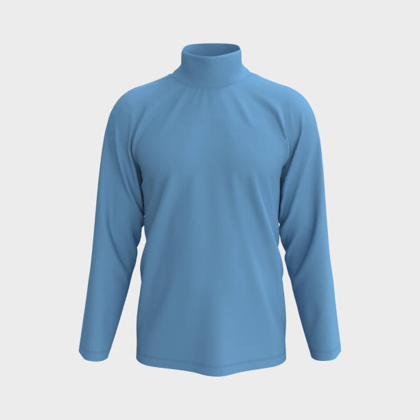 istock Long-sleeve turtleneck shirt 1327340053