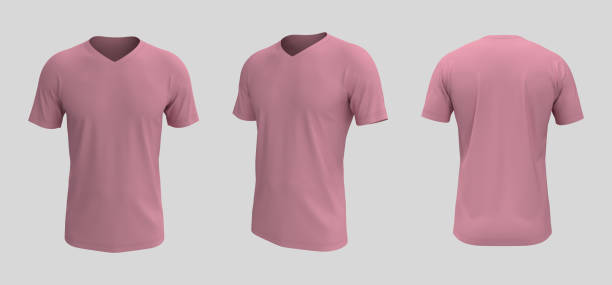 istock men's short-sleeve t-shirt mockup in front, side and back views 1327340084