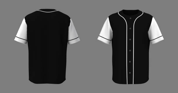 istock Baseball t-Shirt mockup in front and back views 1327340100