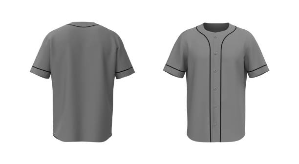 istock Baseball t-Shirt mockup in front and back views 1327340138