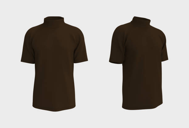 istock Short-sleeve turtleneck shirt 1327341526