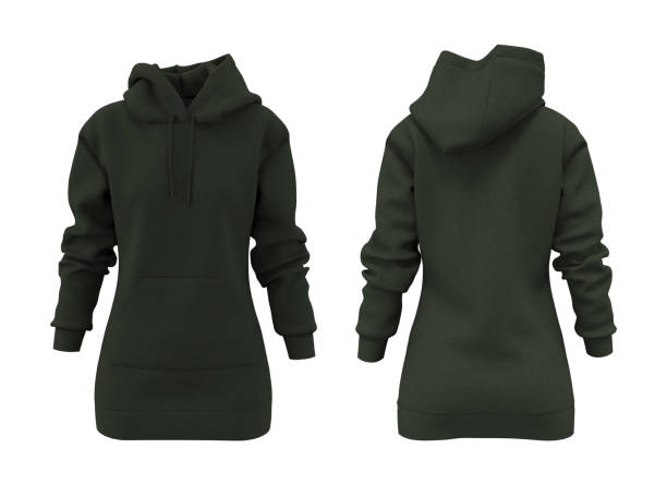 istock Blank hooded sweatshirt mockup for print 1327342333