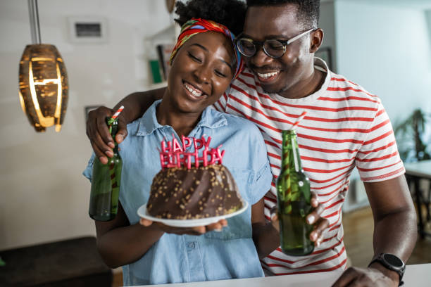 istock A little birthday celebration at home for two 1327343575