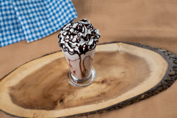 istock Chocolate Milkshake with whipped cream 1327347996