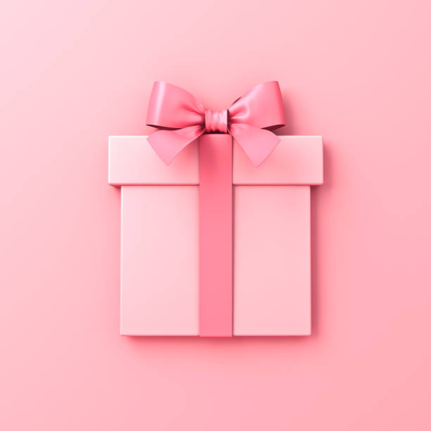 istock 3d pink gift box icon isolated on pink pastel color background with shadow minimal conceptual 1327349828