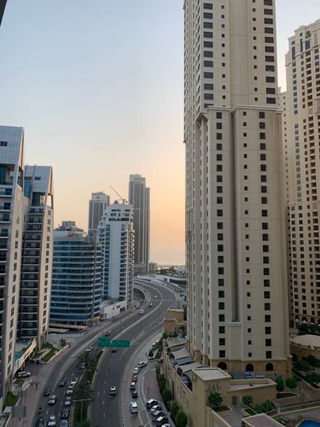 istock Sunset in Downtown Dubai, United Arab Emirates 1327360609
