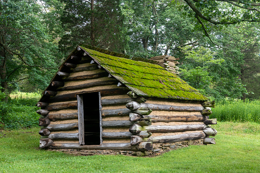 Cabin at Valley Forge National Historic Park, Pennsylvania, USA