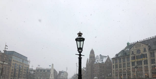 istock Damn Square in Amsterdam in the winter time 1327376813