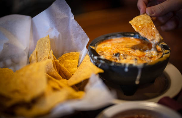 istock Tortilla Chips and Chorizo Queso Dip 1327378487