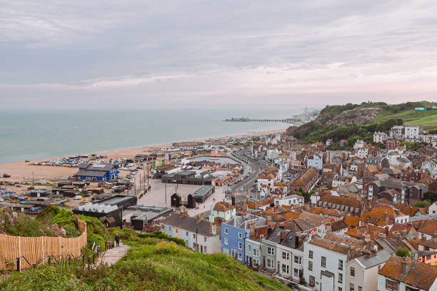 istock Town in Hastings, UK 1327379434