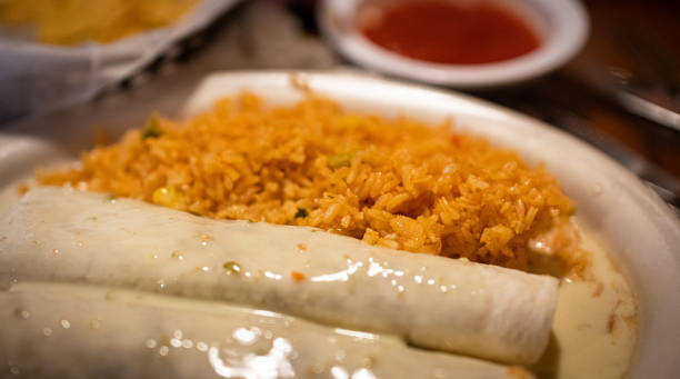 istock Burritos Mexicanos with Rice 1327380441
