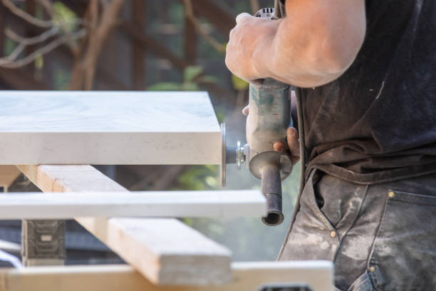 istock Installing kitchen countertops in home remodel 1327384799