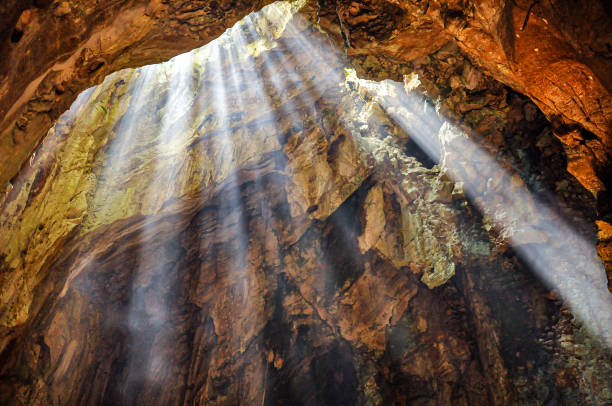 istock Nice cave with sunlight in central Vietnam 1327384880