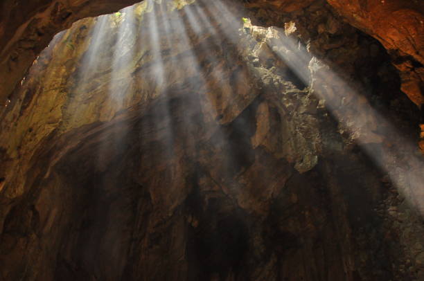 istock Nice cave with sunlight in central Vietnam 1327384886
