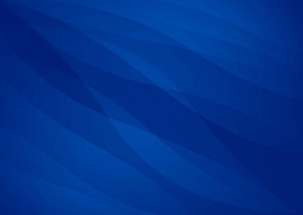 abstrakte kurvige blaue muster hintergrund - blue backgrounds stock-grafiken, -clipart, -cartoons und -symbole