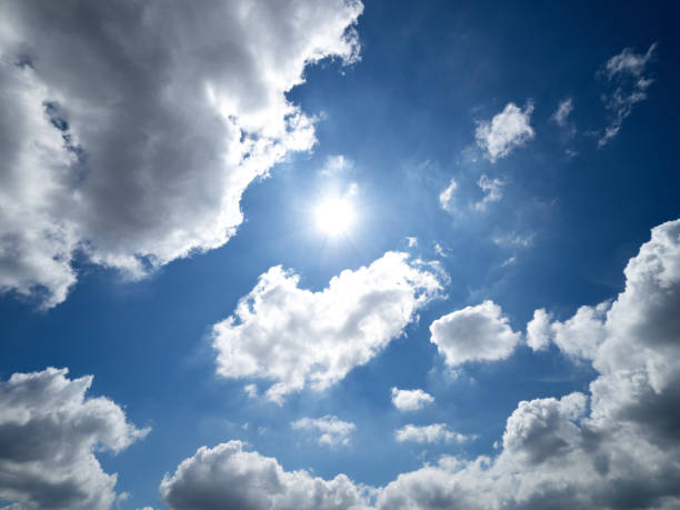 istock Early summer blue sky and cloud 1327386809
