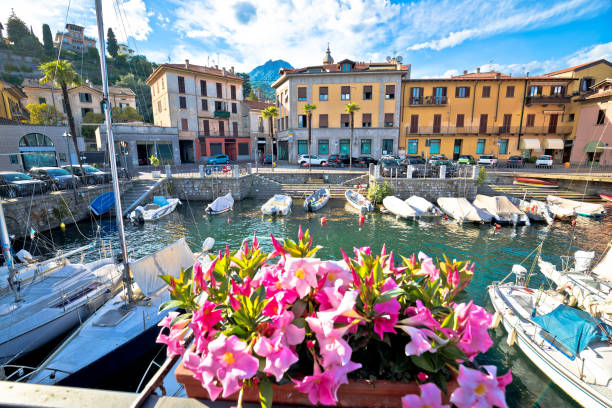 istock Town of Menaggio on Como lake waterfront view 1327392504