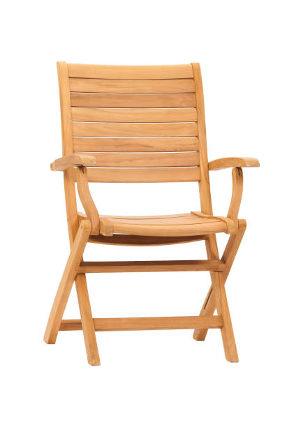 istock Wooden chair isolated on white background 1327419651