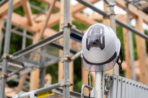 istock Construction site for a new single-family home 1327421576