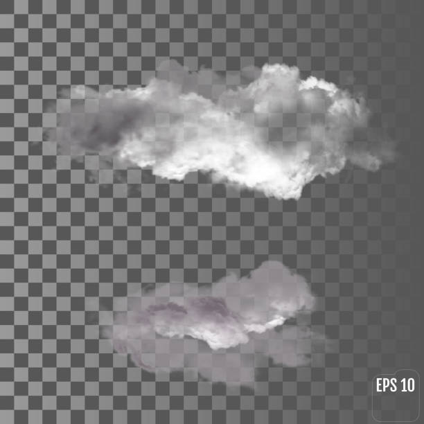 ilustrações de stock, clip art, desenhos animados e ícones de realistic clouds. thunderclouds and storm clouds. - cumulonimbus