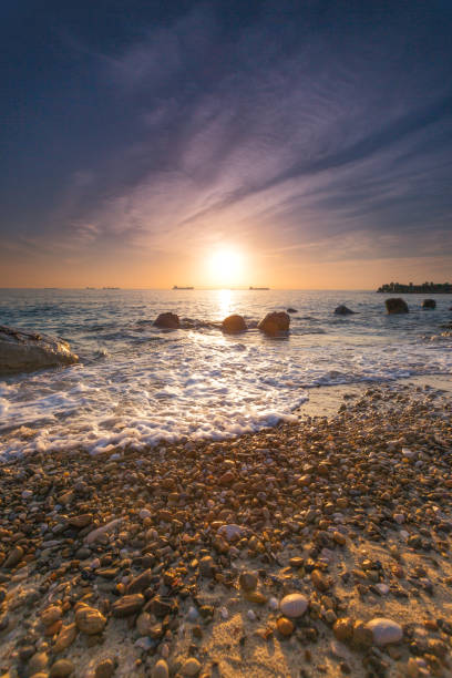 istock Beautiful cloudscape over the sea, sunrise shot 1327423788