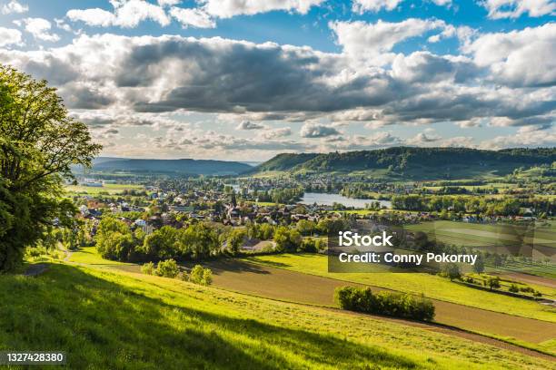 Stein Am Rhein Canton Schaffhausen Switzerland Stock Photo - Download Image Now - Afforestation, City, Mountain