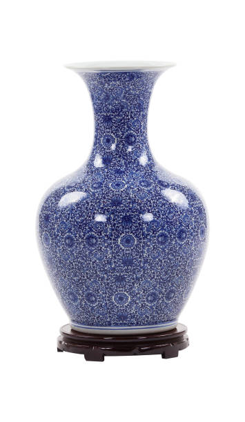 istock blue and white decorative porcelain vase 1327428474