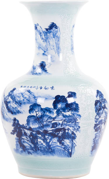 istock blue and white decorative porcelain vase 1327428504