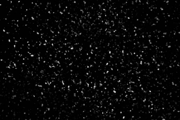 istock Christmas background, white snow on black background for edit photo. 1327430057