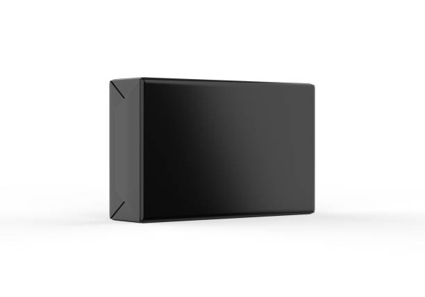 istock Butter block wrap box mockup on isolated white background, packaging product package for design presentation, 3d illustration 1327433155