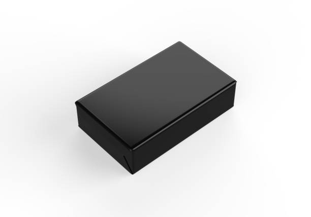 istock Butter block wrap box mockup on isolated white background, packaging product package for design presentation, 3d illustration 1327433156