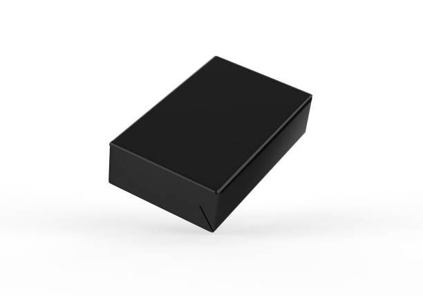 istock Butter block wrap box mockup on isolated white background, packaging product package for design presentation, 3d illustration 1327433174