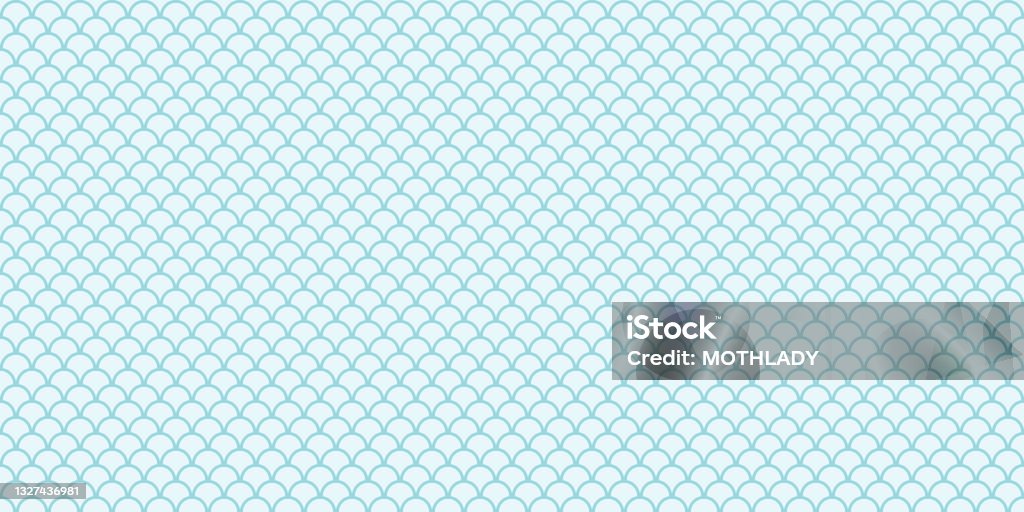 Abstract Geometric Seamless Scale Pattern Vector Background Stock ...
