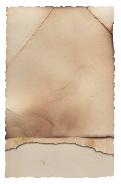 istock Old vintage texture retro paper with burned edges, stains and scratches background 1327440022