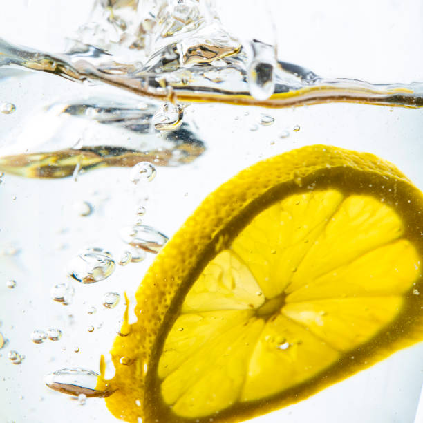 Lemon Slice in a Glass of Water