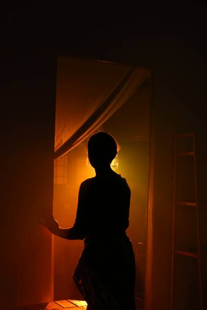istock A woman in silhouette 1327447253