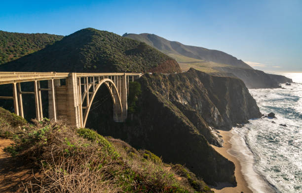 istock Bixby Bridge and Coastline at Big Sur 1327453498
