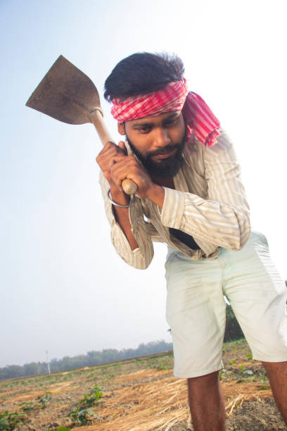 istock Rural Indian Farmer  Working in agricultural field 1327455135