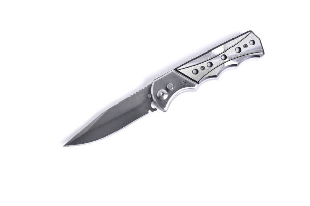 A swiss army knife isolated on White