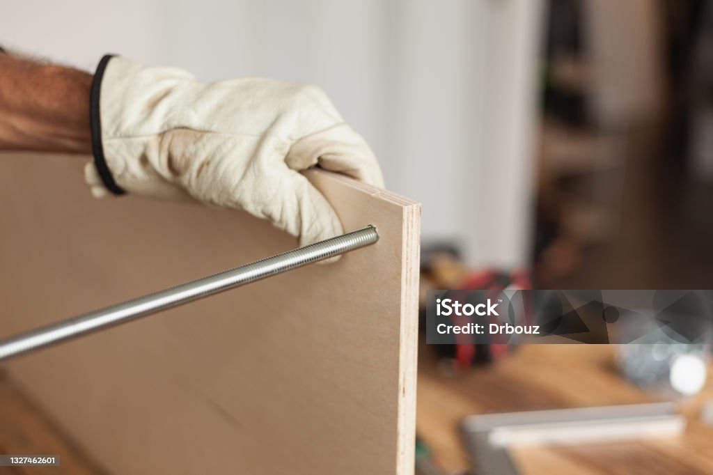 Diy 합판 가구 제작 세부 사항 DIY에 대한 스톡 사진 및 기타 이미지 - DIY, 가구, 고정시킴 - iStock