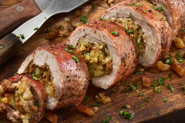 istock Stuffed Pork Tenderloin 1327479985