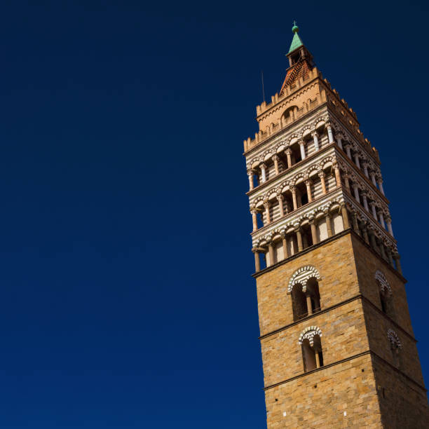 istock Pistoia Cathedral bell tower (with copy space) 1327482932