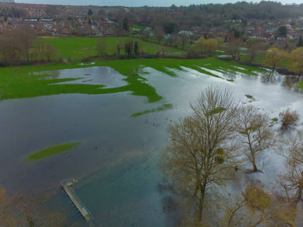 istock Flood Salisbury, England, UK 1327483112